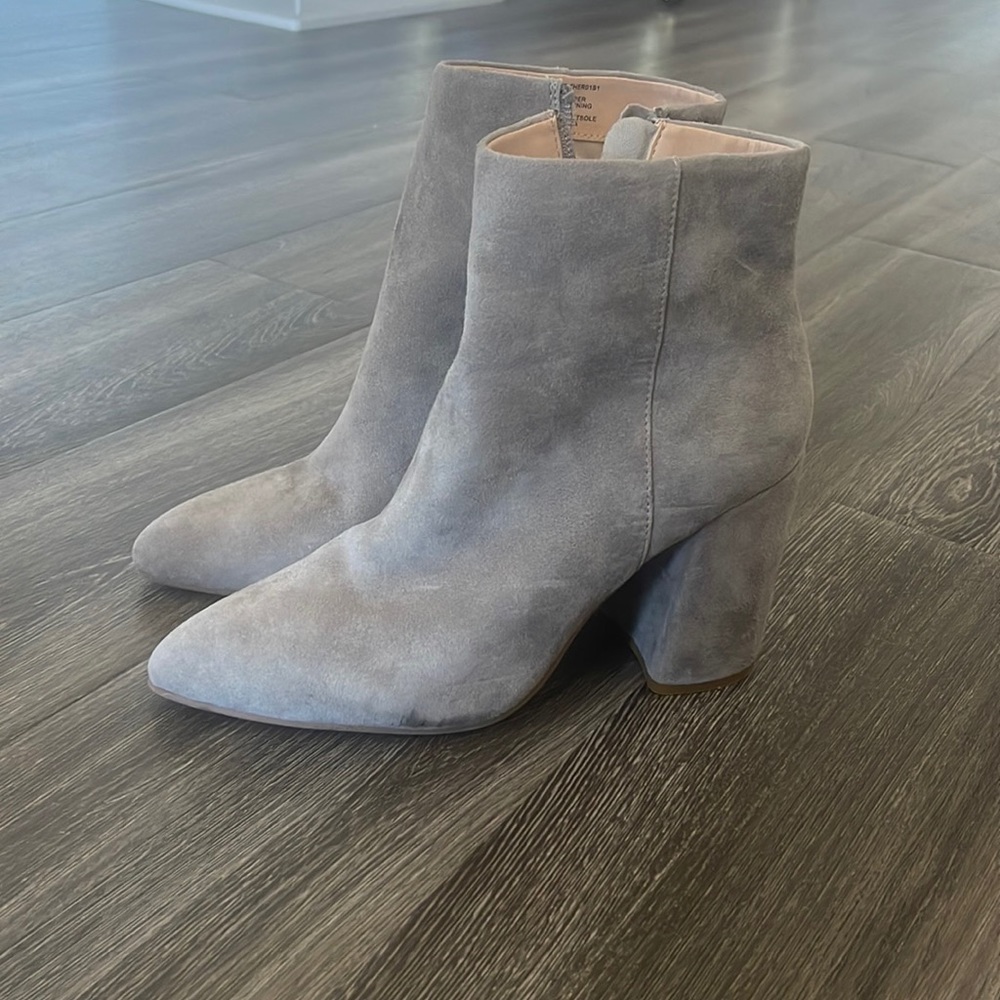 Steve Madden Gray Heeled Boots